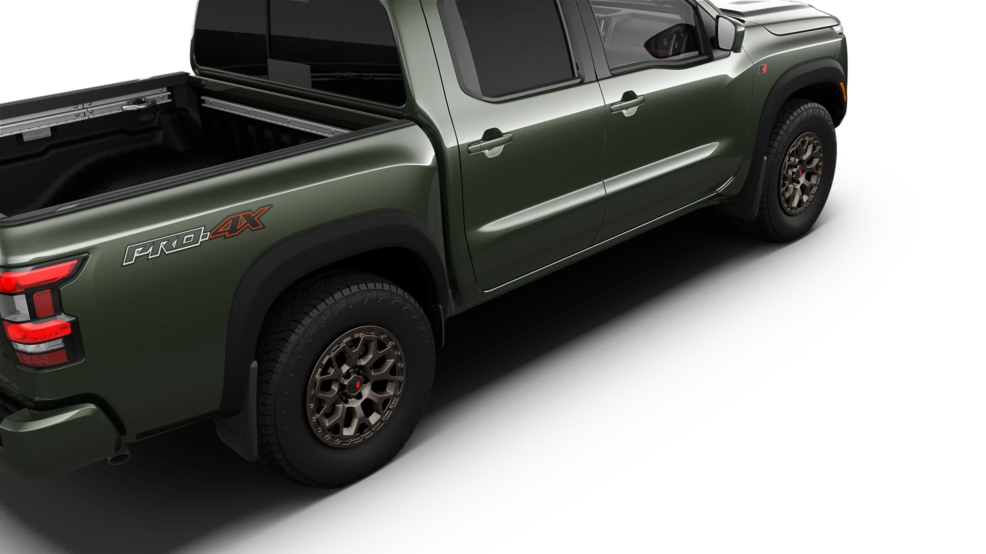 Frontier PRO-4X Build and Price Tactical Green exterior feature 2