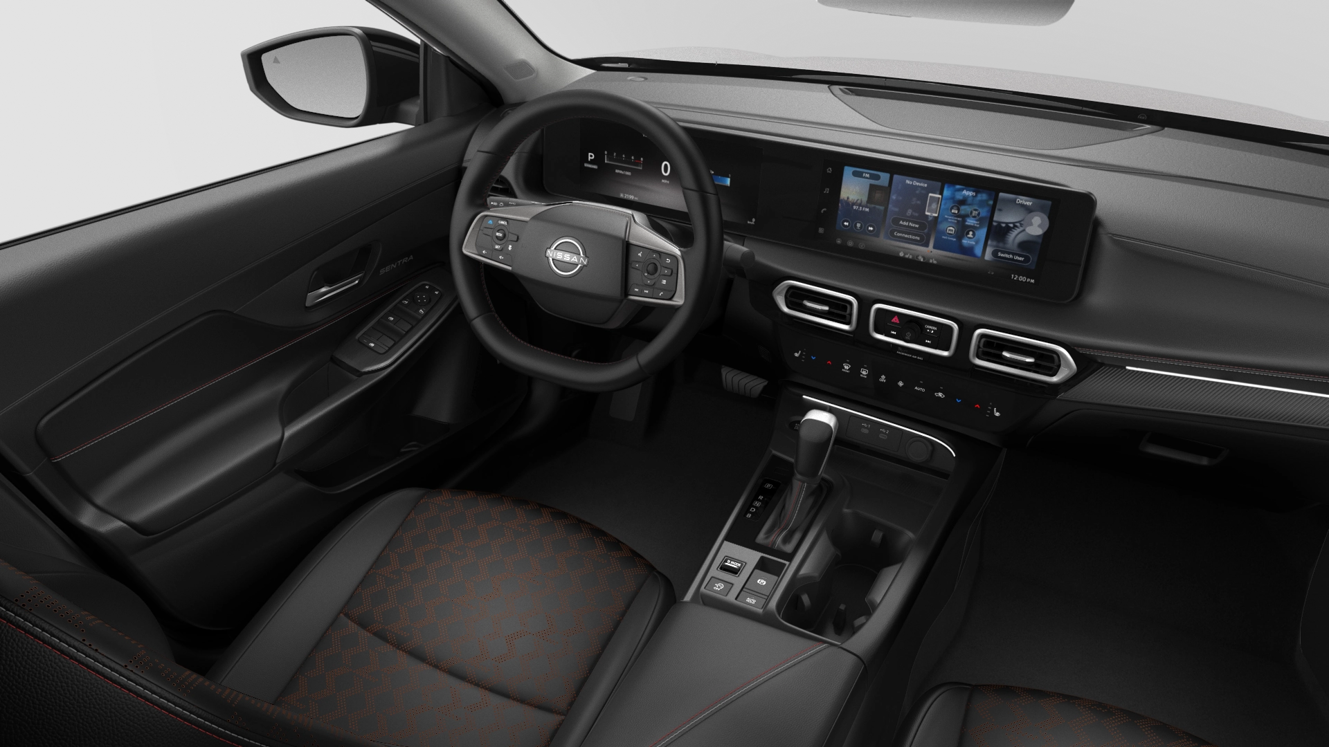Sentra SR Premium interior feature render 1