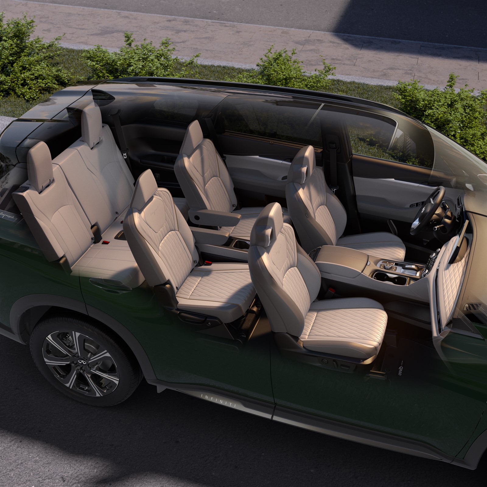 Interior buck shot one for the Infiniti QX60