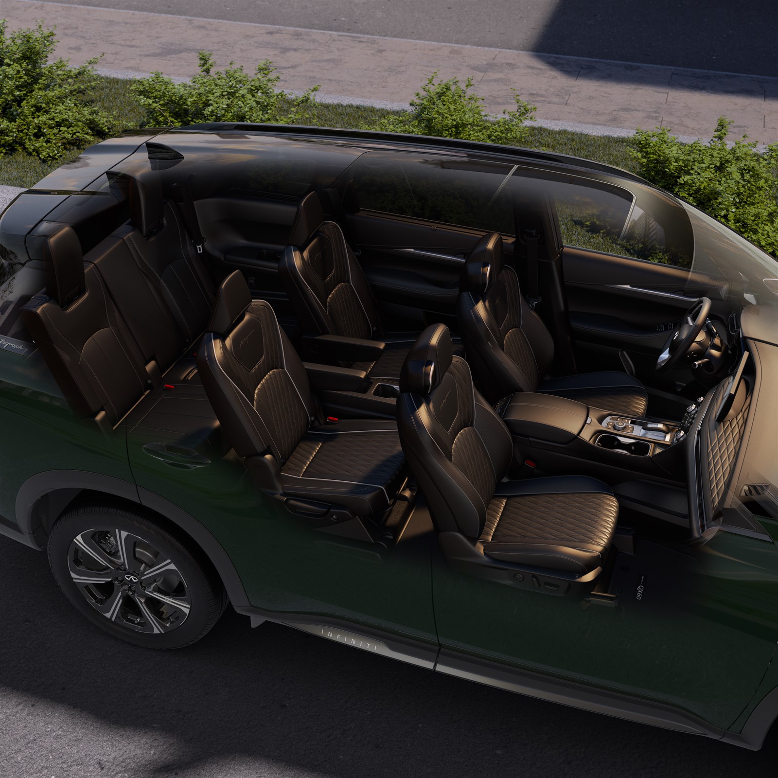 Interior buck shot two for the Infiniti QX60