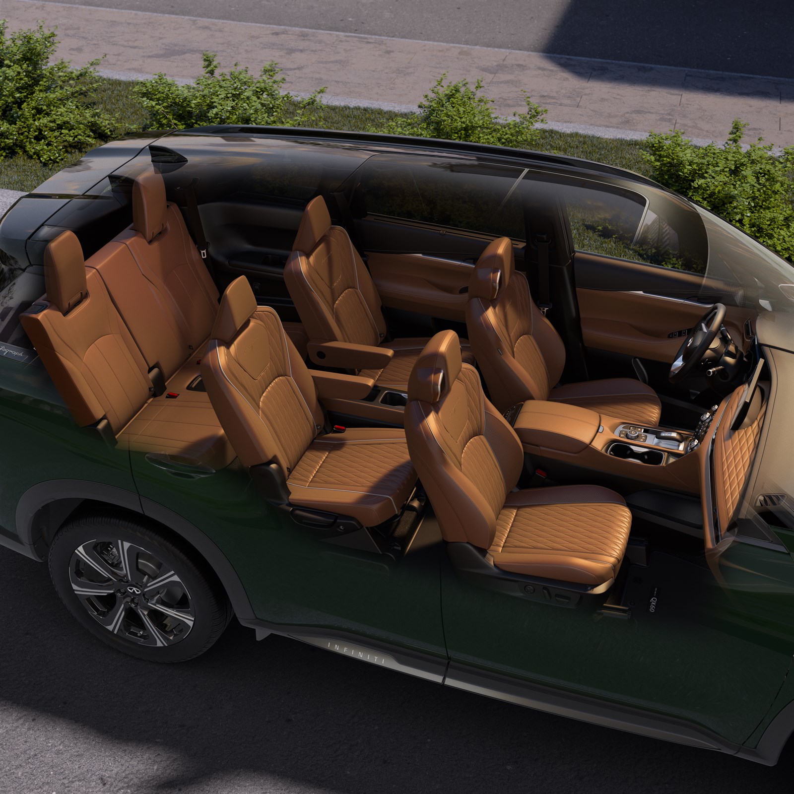 Interior buck shot three for the Infiniti QX60