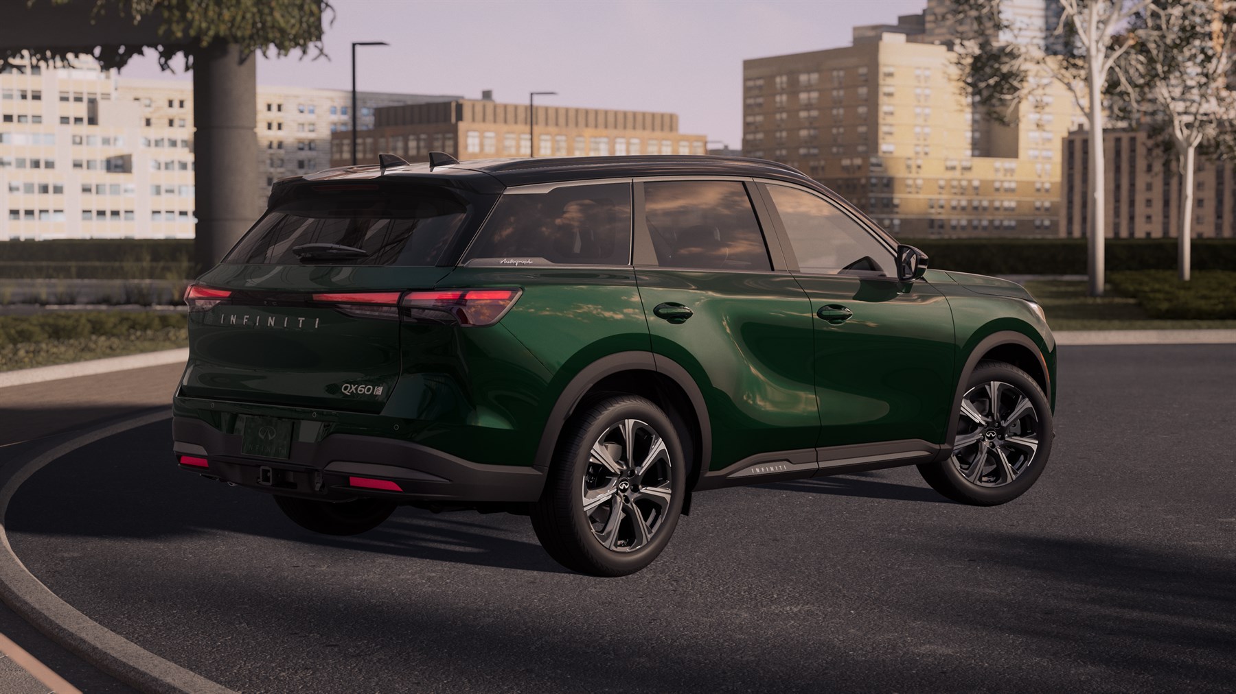 Additional exterior launch image for the Infiniti QX60