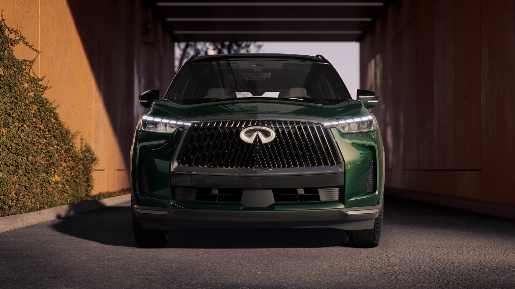 Additional exterior launch render from the Infiniti QX60 launch set