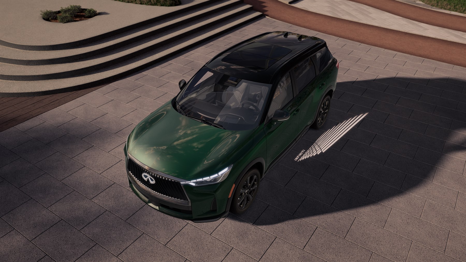 Exterior render from the broader Infiniti QX60 launch image set