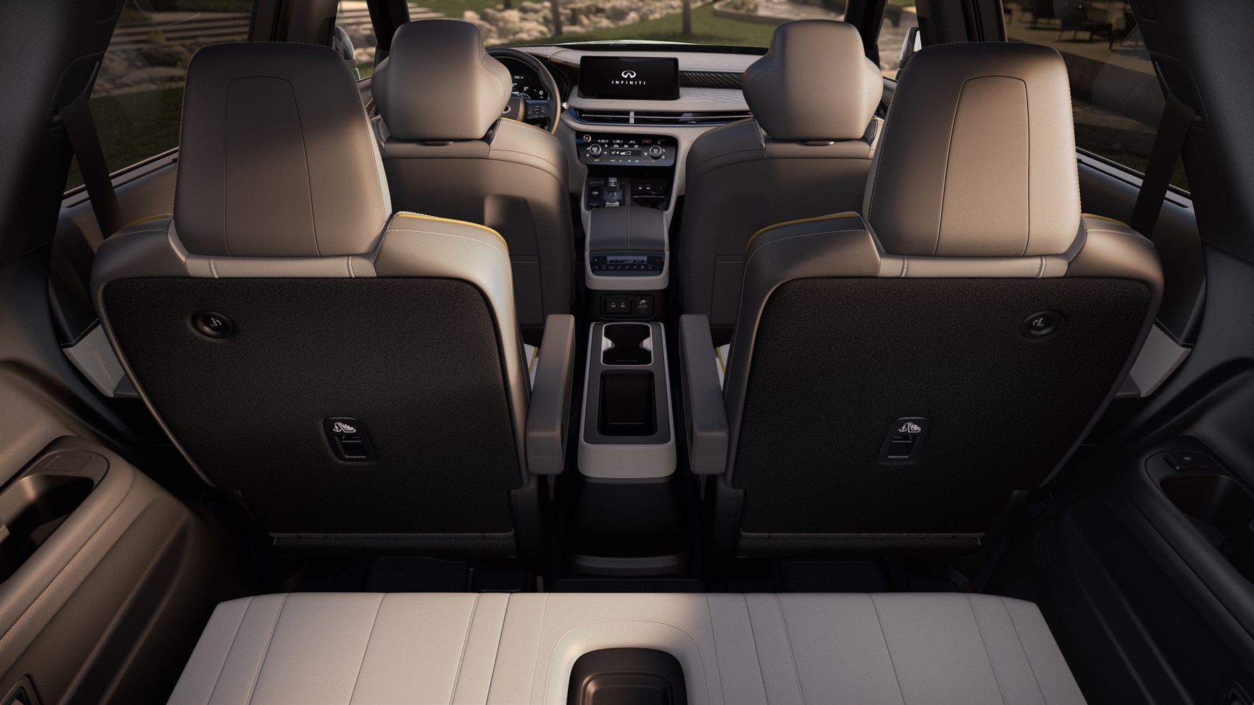 Major interior image for the Infiniti QX60 launch